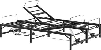 vidaXL Estructura De Cama Ajustable El&eacute;ctrica Negro 120 X 190 Cm Acero Vidaxl