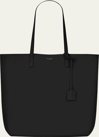 Saint Laurent Shopping North- South Toy Tote Bag in Smooth Leather