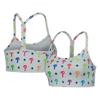 Terez Womens Terez Gray Philadelphia Phillies TLC Rainbow Bra at Nordstrom, Size X-Large