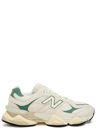 New Balance New Balance 9060 Panelled Mesh Sneakers - White And Green - 3.5 (IT36.5 / UK3.5)