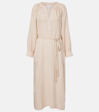 Velvet Dakota linen maxi dress