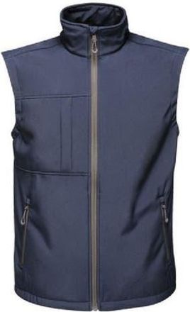 Regatta Octagon II Printable Soft Shell Bodywarmer in Navy And Seal Grey at Nordstrom, Size Xxx-Large