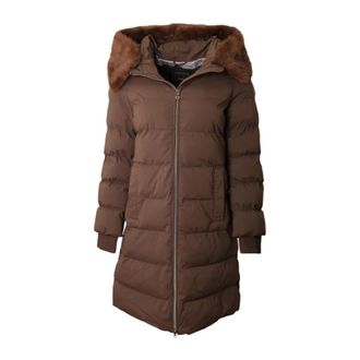 Geox Woodland Mantel - Dames - Parka Jassen - Bruin - L - Jassen