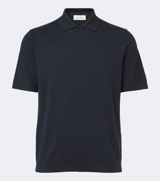 Lisa Yang Keir cotton and cashmere polo shirt