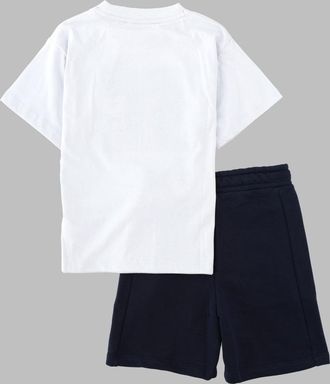 HUGO BOSS Logo-Embossed Cotton T-Shirt - White