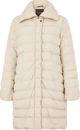 Moorer Cintia Padded Jacket - Dames - Dons jassen - Beige - XS - Leer - Jassen