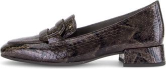 Gabor Schoenen, Dames, Bruin, 40 1/2 EU, Leer, Krokolak Pomp