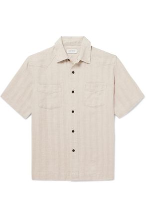 Oliver Spencer Santiago Striped Linen Shirt