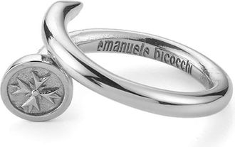 Emanuele Bicocchi EB Crest spiral ring - unisex - Sterling Silver - 21