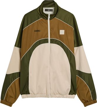 Amiri Panelled Satin-twill Track Jacket - Multicoloured 1 - M