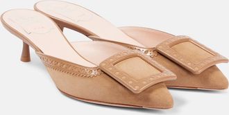 Roger Vivier Mules Viv In the City 45 in suede