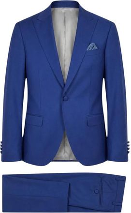 Paoloni Single Breasted Suits - Heren - Business pakken - Blauw - S - Kostuums