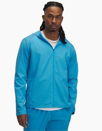 Under Armour Mens Storm Run Water And Wind Resistant Performance Running Jacket - Blue - Size: 38/Regular