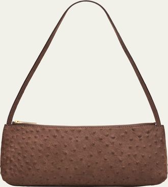Mansur Gavriel Gaia Leather Baguette Shoulder Bag