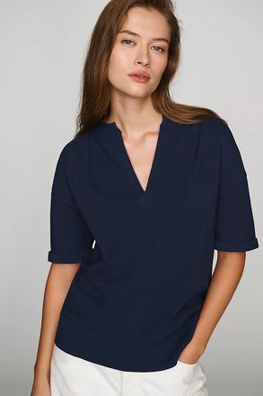 Wilt 100% Cotton V-Neck Top