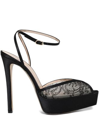 Andrea Wazen 140 mm Katy pumps - Zwart