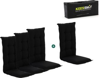 Kees Smit Madison tuinkussen set van 4 hoge rug