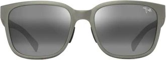 Maui Jim Olive Green Mj0660sa Matte Mirrored Square Sunglasses