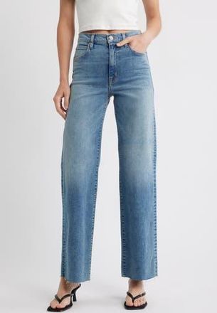 Slvrlake Denim Grace High Waist Wide Leg Jeans in Lake Folso at Nordstrom Rack, Size 26