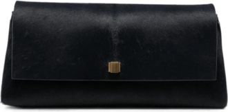 Khaite Audrey Clutch - Dames - Clutches - Blauw - ONE Size - Leer - Tassen