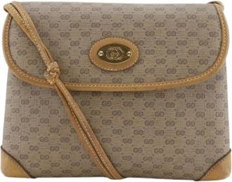 Gucci Pre-owned Cross Body Bags, female, Beige, Size: ONE SIZE Pre-owned Plastic gucci-bags
