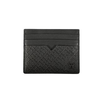 Tommy Hilfiger Wallets & Cardholders, male, Black, Size: ONE SIZE Leather Wallet