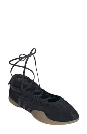 adidas Taekwondo Mei Ballet Flat in Cblack/ftw at Nordstrom, Size 10.5