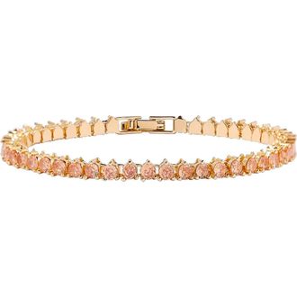 Brook & York Isabella Birthstone Tennis Bracelet in Gold-Nov at Nordstrom