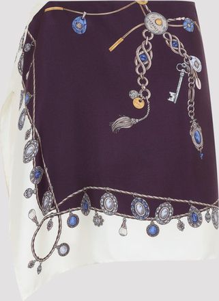 Versace zijden gestolen juwelen rok