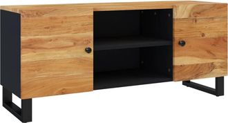 vidaXL Mueble De Tv Madera Maciza De Acacia 105x33x46 Cm Vidaxl