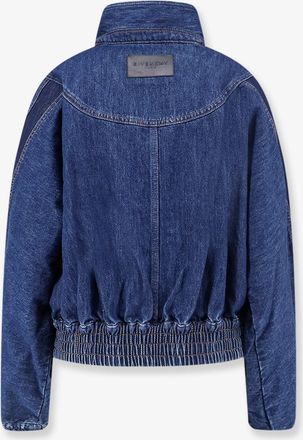 Givenchy Womens Denim Jacket Blue Cotton