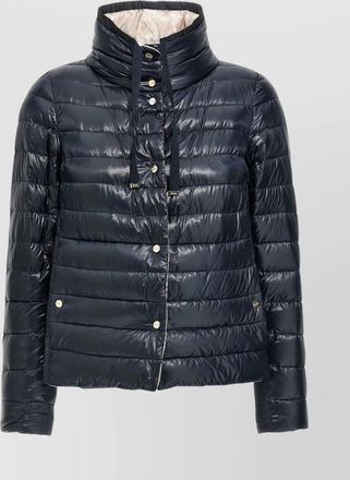 Herno reversible jacket quilted drawstring detail