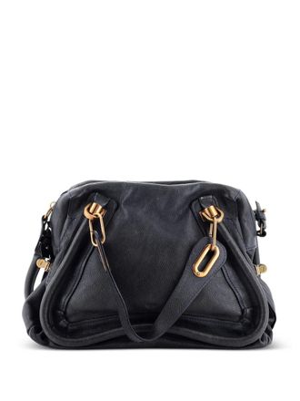 Chlo&eacute; Paraty Top Handle Bag Leather Medium satchel - Nero