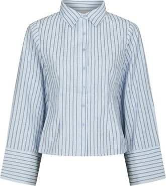 Neo Noir Shirt - Dames - Overhemden - Blauw - 2XL - Overhemden
