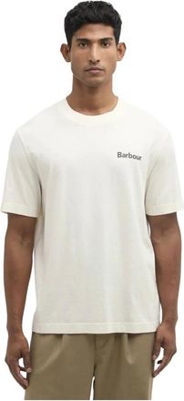 Barbour Packling Graphic T-Shirt - Heren - T-shirts - Beige - XL - Tops