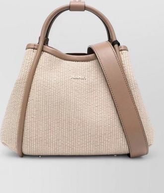 Max Mara summer mini tote bag woven detail