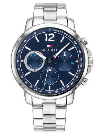 Tommy Hilfiger Mens Men Watch 1791534 - Silver material_Stainless_Steel - One Size