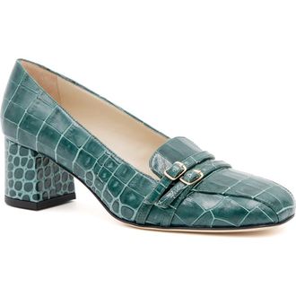 Amalfi By Rangoni Basilico Loafer Pump in Bottiglia Cocco Bengali at Nordstrom, Size 7.5