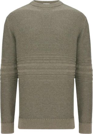Gentiluomo Trui met ronde hals - Heren - Truien - Groen - Maat: XL