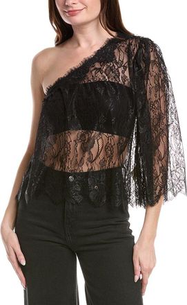 L'agence Lagence Vianna One Shoulder Lace Top