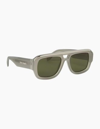 Palm Angels Mens Mens Stockton Rectangle Sunglasses - Grey - Size: ONE size