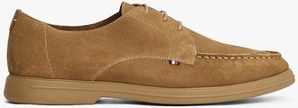 Tommy Hilfiger Mens Suede Derby Shoe - Brown - US 11.5 / EU 45