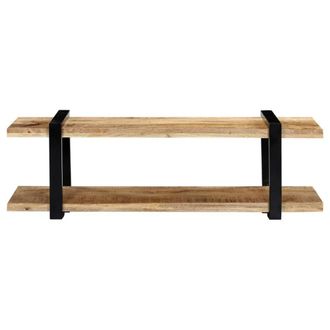 Berkfield Home TV Cabinet 130x40x40 cm Solid Mango Wood in Brown | Size: 130 x 40 x 40 cm