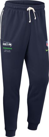 Nike Seattle Seahawks Sideline Standard Issue Nike Mens Dri-FIT NFL Taper Pants in Blue | 03B041S78-HBY