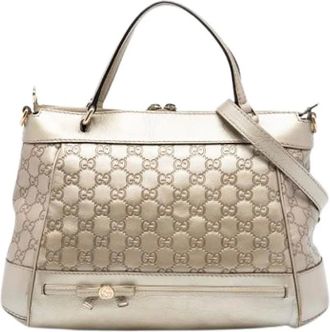 Gucci Pre-owned Handbags, female, Beige, Size: ONE SIZE Pre-owned The Mayfair