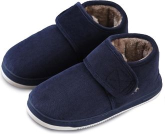 Generic Winter Snow Boots for Women Men Warm Fur Lined Shoes Adjustable Straps Slip on Slippers Comfortable Non-Slip Outdoor Indoor Sneakers for Elderly Women