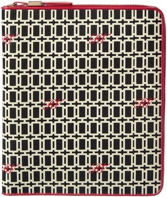 Roger Vivier Coated Canvas & Leather iPad Case