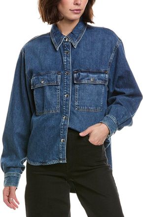Frame Denim Frame The Long Sleeve Hi Low Shirt