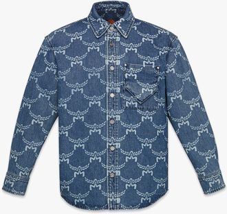 MCM Lauretos Monogram Denim Shirt