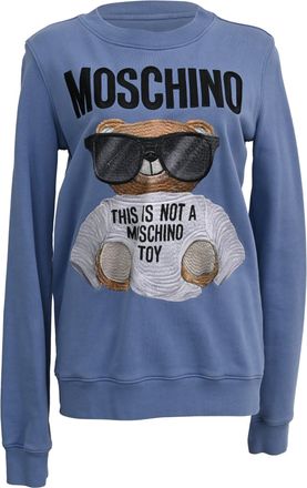 Moschino Couture Sweater in Light Blue Cotton